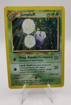 Pokemon Vintage EN Jumpluff Neo Genesis Holo Rare #007/111 MP-HP - Image 1