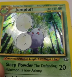 Pokemon Vintage EN Jumpluff Neo Genesis Holo Rare #007/111 MP-HP - Image 2