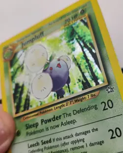 Pokemon Vintage EN Jumpluff Neo Genesis Holo Rare #007/111 MP-HP - Image 4