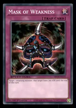 Yugioh Mask of Weakness #SBCB-EN123 Speed Duel: Battle City Box LP - Image 1