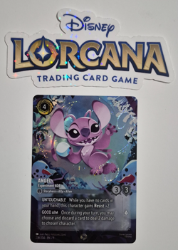 Disney Lorcana Winterspell Angel Experiment 624 Enchanted Rare Pack Fresh - Image 1