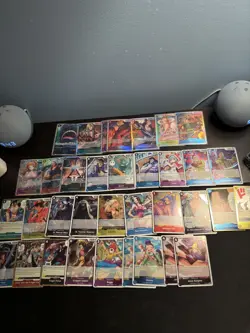 ONE PIECE CCG R and SR ONLY ENGLISH 102x CARD LOT NM. Collectr upon request - Image 1
