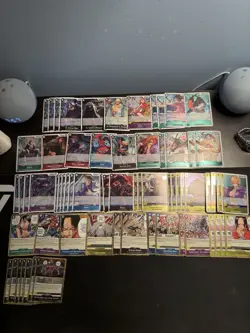 ONE PIECE CCG R and SR ONLY ENGLISH 102x CARD LOT NM. Collectr upon request - Image 2