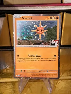 Solrock 075/132 Holo Pokemon Prize Pack Series 8 Promo Pokemon Card NM/LP - Image 1
