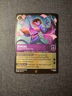 Disney Lorcana TCG Demona-Scourge of the Wyvern Clan Regular Character Card - Image 1