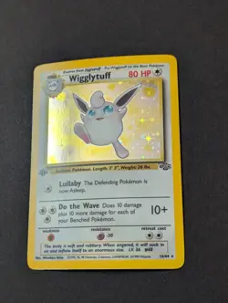 Pokemon TCG Wigglytuff Holo Rare Card 16/64 1st Edition Pokemon TCG Vintage Card - Image 2
