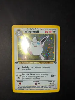 Pokemon TCG Wigglytuff Holo Rare Card 16/64 1st Edition Pokemon TCG Vintage Card - Image 3