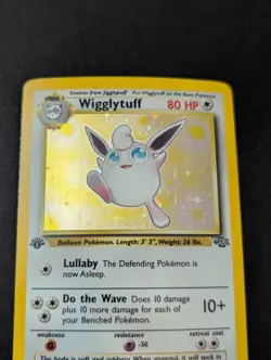 Pokemon TCG Wigglytuff Holo Rare Card 16/64 1st Edition Pokemon TCG Vintage Card - Image 5