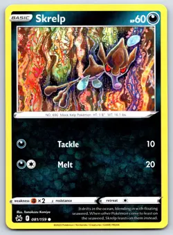 Skrelp - Crown Zenith 081/159 Tomokazu Komiya Pokemon TCG Card NM - Image 1