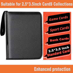 Premium 9-Pocket Zipper Card Binder for 720 MTG TCG Sports Cards - Black - Image 5