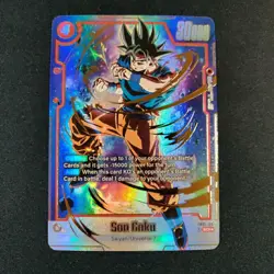 Son Goku SCR* Alt Art FB01-139 Secret Rare Dragon Ball Fusion World Card English - Image 2