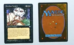 Magic the Gathering * MTG * 1 X Krovikan Vampire * Ice Age * LP - Image 1