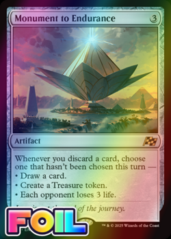 x1 Monument to Endurance DFT Aetherdrift MTG 237 FOIL RARE M/NM 1x - Image 1