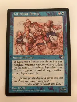 MTG LP/NM Kukemssa Pirates Mirage - Image 1