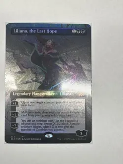 Liliana, the Last Hope Textured Foil, Borderless, Near Mint, English Edition - Image 1