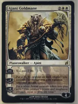 MTG - Ajani Goldmane - Lorywn - MP - Image 1