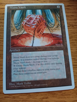 MTG Mana Vault Artifact Never Played 4th edition. - Image 1