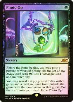 MTG FOIL Photo Op - Unfinity #083 - Image 1