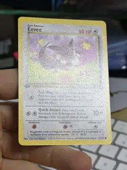 1st Edition Eevee 51/64 Jungle 1999 WOTC Vintage Pokemon Card TCG - Image 4