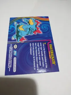 Feraligatr Topps Pokemon Animation Non Foil Johto League Champions #160 Glossy - Image 3