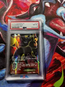 2016 POKEMON XY FATES COLLIDE 119 FULL ART UMBREON EX PSA 8 - Image 3