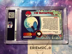PSA 9 RARE POP 5 2000 Topps Chrome Pokemon Series 1 #12 BUTTERFREE TEKNO amazing - Image 3