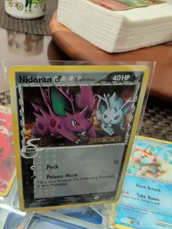 Nidoran M Reverse Holo Stamped 57/101 Dragon Frontiers Pokemon NM - Image 2