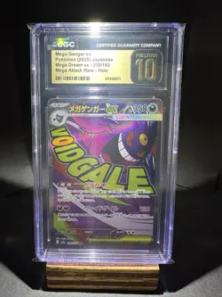 Mega Gengar eX Mega Dream 230/193 Mega Attack Rare Holo CGC Pristine 10 Pokemon - Image 3