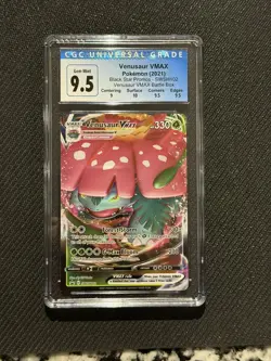Pokemon Venusaur VMAX Battle Box Promo #SWSH102 CGC 10 Blue Label 9.5 - Image 1
