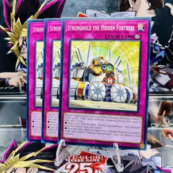 3x Yugioh Playset Stronghold the Hidden Fortress LEDE-EN071 Common 1st Near Mint - Image 1