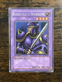 Karbonala Warrior LOB-067 Rare 1st Edition Near Mint American English Yu-Gi-Oh! - Image 1