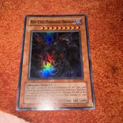 Red-Eyes Darkness Dragon SD1-EN001 Structure Deck: Dragon's Roar 1st Edition - Image 1