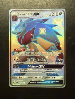 Pokemon TCG Zoroark GX Card 77a/73 Hidden Fates Shiny Secret Rate - Image 1