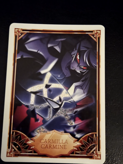 Hazbin Hotel Season 1 1st Edition Card - Carmilla Carmine 08/50 - Foil - Image 1
