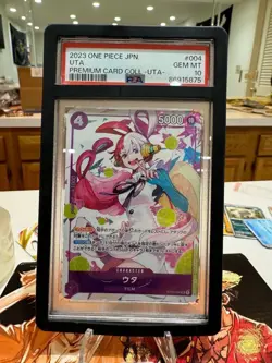 One Piece PSA 10 ST05-004 Uta Alternate Art Japanese Uta Premium Card Collection - Image 1