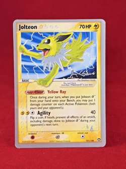 2008 Pokemon World Championships Gold Star JOLTEON Psychic Promo Card 101 HP - Image 1