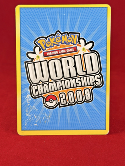 2008 Pokemon World Championships Gold Star JOLTEON Psychic Promo Card 101 HP - Image 2