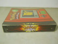 Pokemon Trading Cards 1999 Card Holder Binder Holds 207 Cards - Image 2