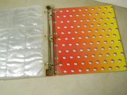 Pokemon Trading Cards 1999 Card Holder Binder Holds 207 Cards - Image 5