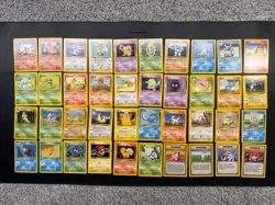 40 Vintage Pokemon Cards w/ Rare Trainers | Original Base Set (WOTC 1999) - Image 1