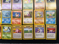 40 Vintage Pokemon Cards w/ Rare Trainers | Original Base Set (WOTC 1999) - Image 5