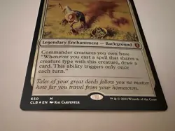 1x Folk Hero (NM) Foil #650 Commander Legends Baldur's Gate CLB Magic card MTG - Image 2