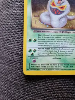 Pokemon Dark Arbok TCG Card Team Rocket 2/82 Holo - Excellent Condition - Image 4