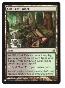 MTG Magic the Gathering Gilt-Leaf Palace The List Reprints Lorwyn Elf Golgari NM - Image 1