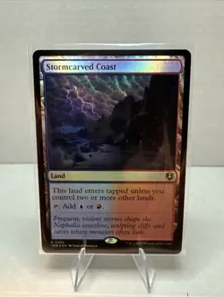 Mtg Stormcarved Coast Foil #265 Rare - Image 1