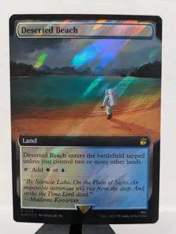 Deserted Beach (Extended Art) Surge Foil Universes Beyond: Doctor Who - MTG - Image 1