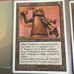 MTG Triskelion 4th Edition Regular Rare - Image 2
