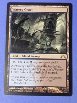 MTG Magic: Gatecrash: Watery Grave #249/249 Rare - NM - Image 1