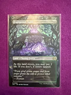 Overgrown Tomb (Borderless) Lorwyn Eclipsed Regular Magic The Gathering MTG - Image 1