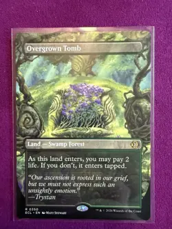 Overgrown Tomb (Borderless) Lorwyn Eclipsed Regular Magic The Gathering MTG - Image 3